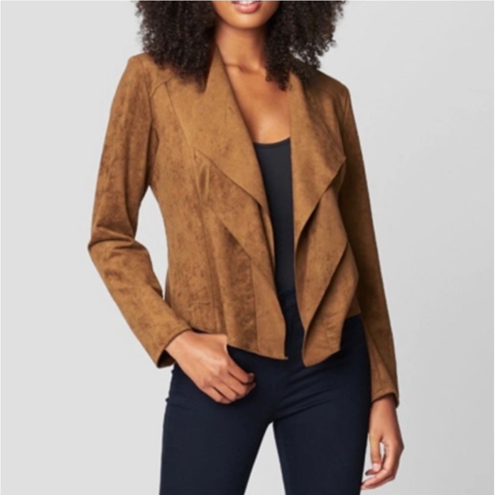 40. Blank NYC  Faux‎ Suede Drape Jacket Size S